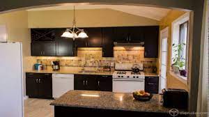 Kitchen design with white appliances. Kitchen Design White Appliances Dark Cabinets Youtube
