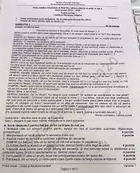 Publică modelele pentru proba scrisă la disciplinele: Foto Subiectele De La RomanÄƒ Scris Evaluare NaÈ›ionalÄƒ Viii 2019 Text De Lovinescu Si Compunere Despre LecturÄƒ Alba24