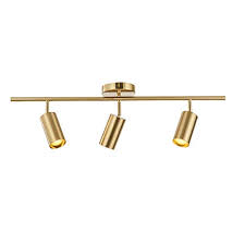 3 arm globe asymmetrical flush mount ceiling light orb gold brass ul listed. Kco Lighting Adjustable Track Lighting Fixture Brushed Brass Flush Mount Ceiling Light Fixture For Kitchen Dining Room Farmhouse Goals