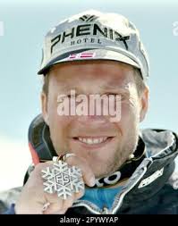 SKI ALPIN SEASON 95/96 World Championship 1996 Sierra Nevada Slalom Men  25.02.1996 Thomas SYKORA (AUT) PHOTO: WEREK Press Picture Agency  xxNOxMODELxRELEASExx [automated translation]- AUSTRIA OUT Stock Photo