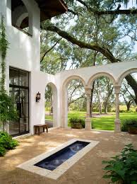 Looking from the other end of the pool towards the house. 10 Spanish Inspired Outdoor Spaces Hgtv