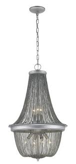 Patriot Lighting Joanna 7 Light Silver Chandelier At Menards
