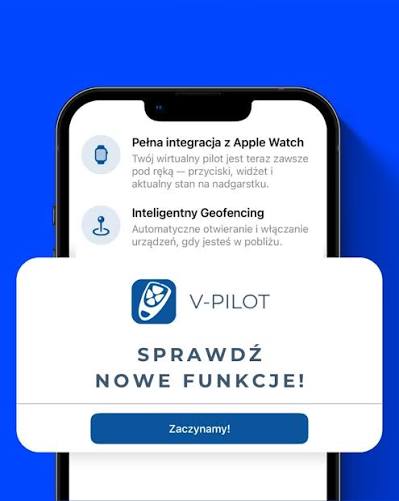 V-PILOT – aplikacja do obsługi bramy telefonem – zdjęcie poglądowe 2