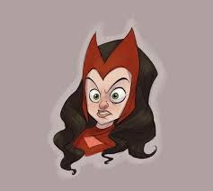 Scarlett Witch By Randy Bishop Character Design Cartoon Styles Scarlet Witch Marvel
