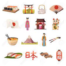 List of japanese typographic symbols. Japanese Culture Symbols Set Vector Illustration Royalty Free Cliparts Vectors And Stock Illustration Image 88845387