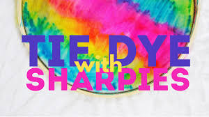 Design your everyday with sharpies t shirts you'll love to add to your closet. How To Tie Dye With Sharpies Creative Basics Episode 8 Youtube