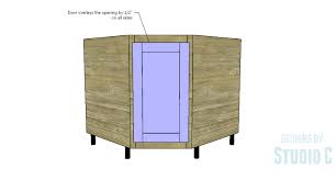 A Corner Base Cabinet For A Kitchen Remodel Corner Base Cabinet Corner Sink Kitchen Diy Plans