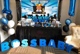 Diy Boss Baby Diy Baby Boy 1st Birthday Decoration Ideas For Boy Boss Baby Birthday Party Ideas Photo 1 Of 16 Baby Birthday Party Theme Baby Birthday Party Girl Baby Birthday Party Boy
