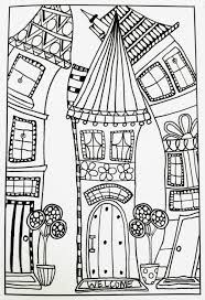 Innovation with house coloring pages for preschoolers: Pin Na Doske Unlike Trix