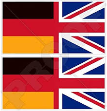 Select from premium england flagge of the highest quality. Amazon Com Germany Uk Flag German British Union Jack Deutschland United Kingdom 4 3 110mm Vinyl Bumper Stickers Decals X2 Everything Else