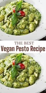 The Best Vegan Pesto Recipe In 2020 Vegan Pesto Recipe Vegan Pesto Pesto Recipe