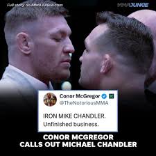 Conor McGregor once again has his sights set