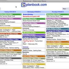 8 Planbook Com Printing Your Plans Teachertube How To Plan Online Lesson Planner New School Year