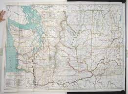 Washington State Railroad Map Railroad Map Of Washington. By Washington State 1928): (1928) Map | Old  Imprints Abaa/Ilab