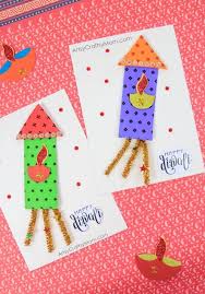 Colour them using sketch pens and write diwali greetings inside the card. Diwali Card Making Ideas Shefalitayal