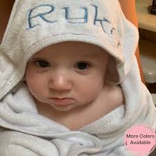 Personalized, Hooded Towel, Hooded Baby Towel, Bamboo Hooded Towel,  Embroidered, Custom, Baby Gift, Baby Shower Gift, Toddler Hooded Towel,
