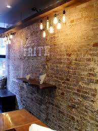 Restaurant Interior Design Decoration Restaurant Remodeling In New York Le Loft Interior Decoration Faux Brick Walls Brick Interior Diy Brick Wall