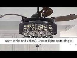 Join prime to save $22.49 on this item. Hans Lighting Ceiling Fan With Light Luxury Modern Fan With Remote Noiseless Retractable Chandelier Youtube