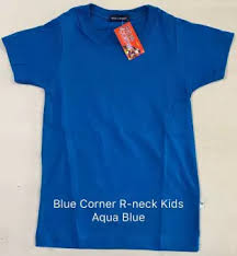 Original Blue Corner R Neck Kids Unisex Colored 21 Colors S M L