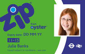 11-15 Zip Oyster photocards - Transport for London