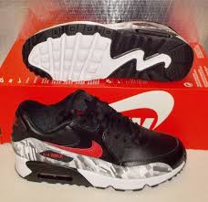 Nike Air Max 90 Print Ltr Leather Womens 8 6 5y 844602 001 New Nike Runningcrosstraining Nike Air Max Nike Air Max 90 Leather Women
