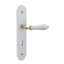 Thirard Poignee De Porte Regence Trou De Cle Blanc Pour Porte D Interieur 2020