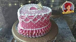 Maybe you would like to learn more about one of these? Old School Cake Decorating Buttercream Ruffles Royal Icing Drop Strings Cakes With Lorelie Youtube