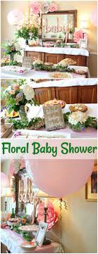 Floral And Flower Crown Baby Shower Ideas Baby Shower Flowers Floral Baby Shower Baby Girl Shower Themes