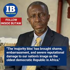 Tiawon S Gongloe 👇👇👇 "Thinking aloud about my country, Liberia My fellow  Liberians, I am deeply troubled by the recent conduct of certain members of  the House of Representatives who unfortunately call