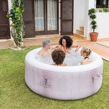 The spa inflates with the spa's own pump system. Lay Z Spa Cancun Airjet Hot Tub By Bestway Look Again