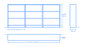 Closetmaid decorative storage cube unit bookcase. Ikea Billy Bookcase Wide Low Combination Dimensions Drawings Dimensions Com