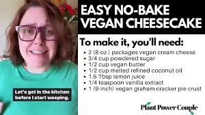 Easy No-Bake Vegan Cheesecake