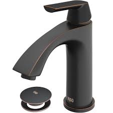 Vigo halsey single hole bathroom faucet with deck plate. Vigo Penela Single Hole Bathroom Faucet