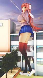 Giantess Monika (No clue what the source is or who made it. Someone sent it  to me on Discord.) : r/DDLC