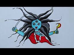 How To Draw Maa Kali Mahakali Drawing Easy Navratri Special Drawing Kali Maa Face Drawing Youtube Art Drawings Simple Easy Drawings Face Drawing I used charcoal pencil for this sketch. how to draw maa kali mahakali