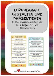Lernplakate Gestalten Und Prasentieren Kriterienaushange Fur Den Klassenraum Unterrichtsmaterial In Den Fachern Fachubergreifendes Sachunterricht In 2020 Klassenraum Plakat Gestalten Lernen