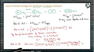 Underneath are questions on kinetic energy which aids one to understand where they can use these questions. 3 Loss In Kinetic Energy For Perfectly Inelastic Collision Youtube