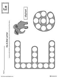Early Childhood Alphabet Worksheets Dot Worksheets Do A Dot Alphabet Worksheets Preschool