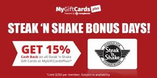 The only thing to check while you're purchasing a gift certificate or a card for a friend or a family member would be expiration dates. Steak N Shake Gift Card Deal Wral Com