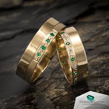 Argollas En Oro Macizo De 18k Anillos De Compromiso Esmeralda Anillos De Oro Para Hombre Anillos De Compromiso Negros
