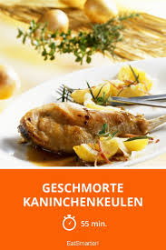 Geschmorte Kaninchenkeulen Rezept Kaninchenkeulen Rezepte Schmoren