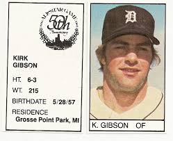 Kirk Gibson Price List
