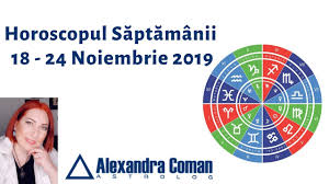 Pe langa o serie de oportunitati ce ne vor iesi in cale pe neasteptate, vom asista la o clarificare generoasa a disputelor. Horoscopul SÄƒptÄƒmanii 18 24 Noiembrie 2019 Youtube