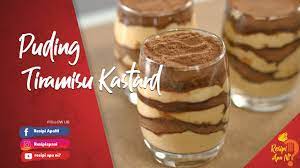 Tak hanya bisa diterapkan pada resep puding tiramisu namun juga bisa dipakaian di puding lainnya yang sama menggunakan telur. Puding Tiramisu Kastard Resipiapani Youtube
