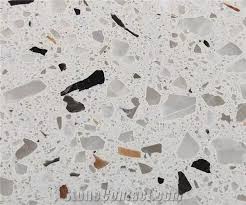 Het is gemaakt met elementen van marmer, messing of glas die in een gekleurde. Big Grain Terrazzo Tiles From China Stonecontact Com