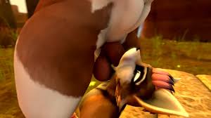 Furry Femboy Gets Throat Fucked by Horsecock Futa 