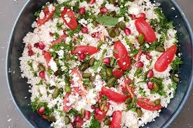 In a small bowl, whisk the oil, lemon juice and seasonings. Light As A Feather Rainbow Couscous Salad Charlotte Debeugny