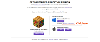Go to the academic software page of minecraft: Getting Started With Minecraft Education Edition
