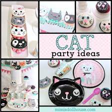 These decorations are great as indoor and outdoor decorations. Throw The Purr Fect Cat Themed Birthday Party Mimi S Dollhouse