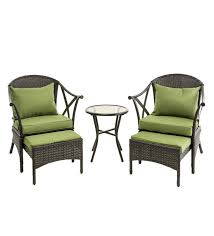Perfect For Your Patio Porch Or Sunroom This Wicker Patio Furniture Set With Cushions Lets You Rela Wicker Patio Chairs Patio Furniture Sets Wicker Patio Set